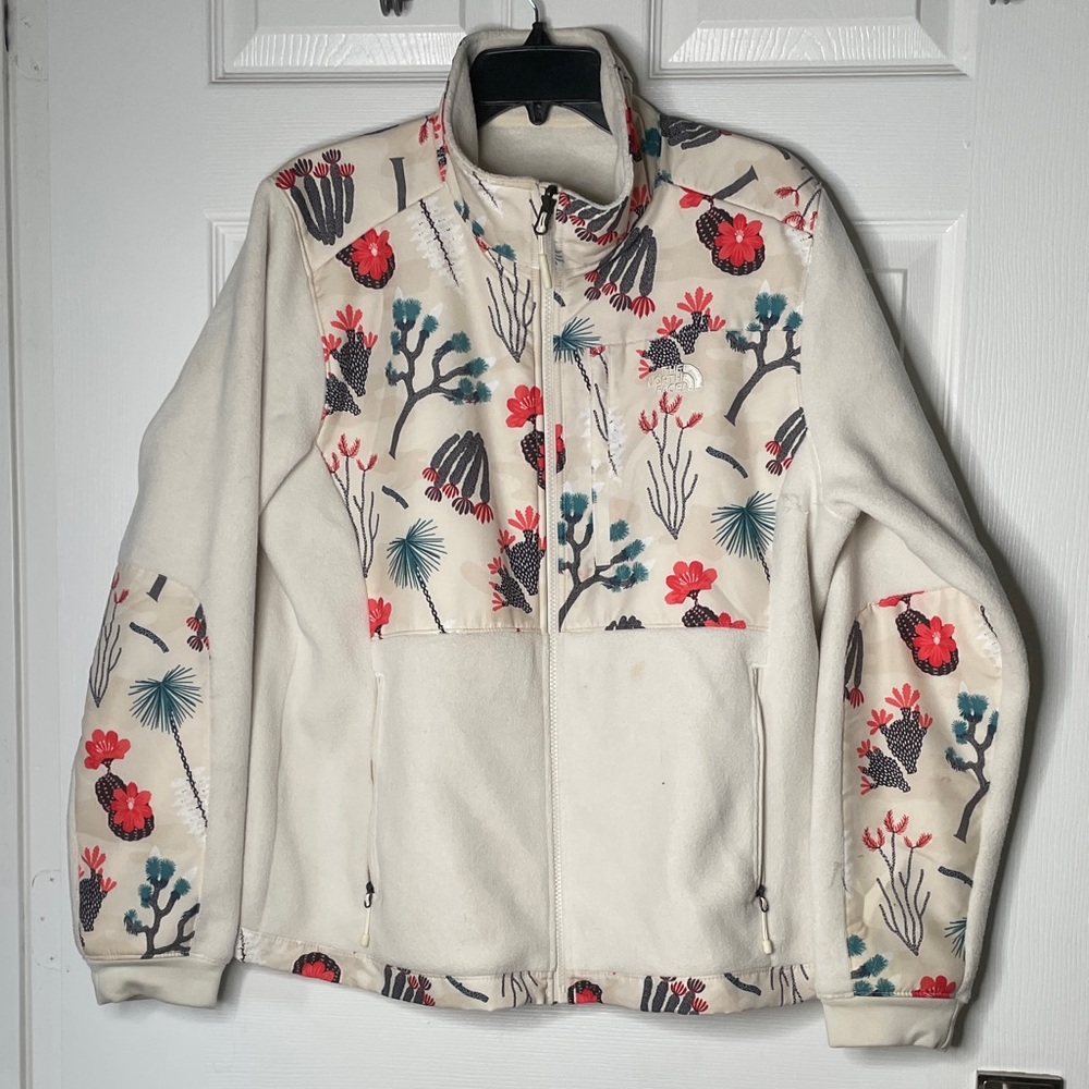 The North Face Denali Floral Fleece Zip Up Jacket